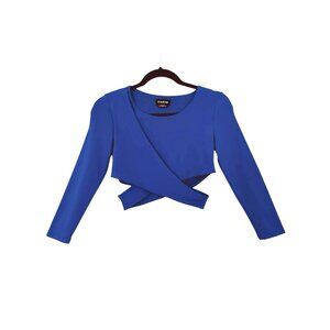 Bebe Criss Cross Bodycon Crop Top